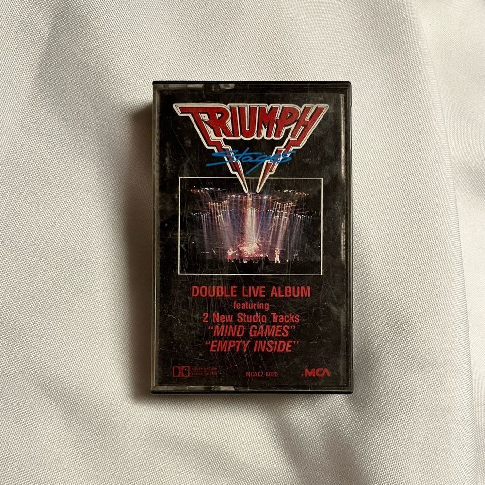 Triumph Black Cassette Tape
